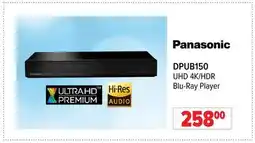 2001 Audio Video Panasonic DPUB150 UHD 4K/HDR Blu-Ray Player offer