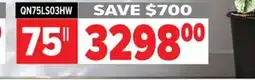 2001 Audio Video QN75LS03HW Samsung 75 The Frame Pro Neo QLED 4K offer