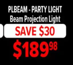 2001 Audio Video PLBEAM - PARTY LIGHT Beam Projection Light offer