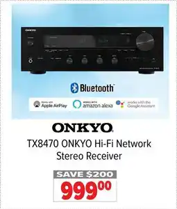 2001 Audio Video TX8470 ONKYO Hi-Fi Network Stereo Receiver offer