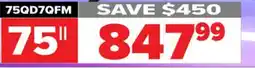 2001 Audio Video Hisense 75 QLED Mini-LED TV offer