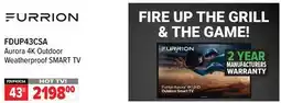 2001 Audio Video FDUP43CSA 43 Aurora 4K Outdoor Weatherproof SMART TV offer