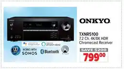 2001 Audio Video TXNR5100 7.2 Ch. 4K/8K HDR Chromecast Receiver offer