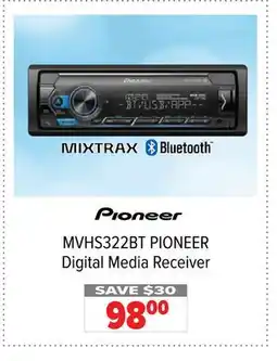 2001 Audio Video MVHS322BT PIONEER Digital Media Receiver offer