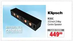 2001 Audio Video Klipsch R30C 3.5 Inch 2-Way Centre Speaker offer