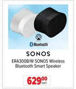 2001 Audio Video ERA300B/W SONOS Wireless Bluetooth Smart Speaker offer