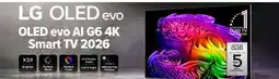 2001 Audio Video OLED55G6W LG 55 OLED evo AI G6 4K Smart TV 2026 offer
