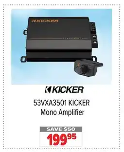 2001 Audio Video 53VXA3501 KICKER Mono Amplifier offer