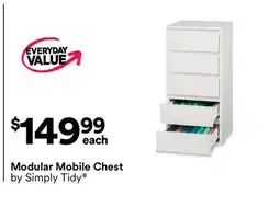 Michaels Modular Mobile Chest by Simply Tidy offer