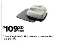 Michaels Cricut EasyPress SE 22.9 cm x 22.9 cm + Mat offer