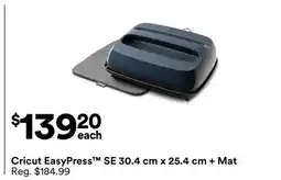 Michaels Cricut EasyPress SE 30.4 cm x 25.4 cm + Mat offer