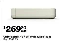 Michaels Cricut Explore 5 + Essential Bundle Taupe offer