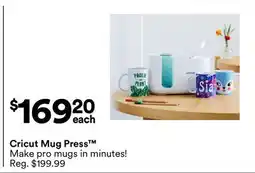 Michaels Cricut Mug Press offer
