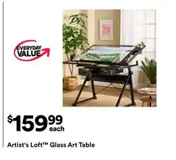 Michaels Artist's Loft Glass Art Table offer