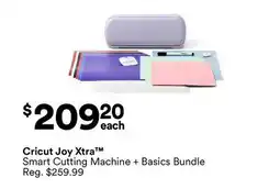 Michaels Cricut Joy Xtra Smart Cutting Machine + Basics Bundle offer