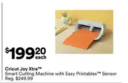 Michaels Cricut Joy Xtra Smart Cutting Machine with Easy Printables Sensor offer