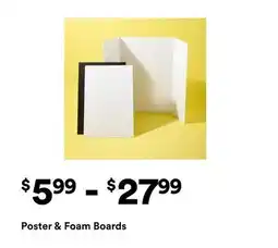 Michaels Poster & Foam Boards offer