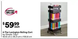 Michaels 4-Tier Lexington Rolling Cart by Simply Tidy offer
