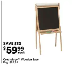 Michaels Creatology Wooden Easel offer