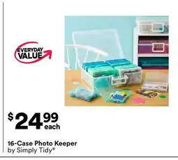 Michaels 16-Case Photo Keeper by Simply Tidy offer