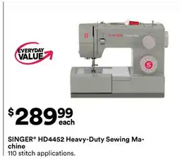 Michaels SINGER HD4452 Heavy-Duty Sewing Machine offer