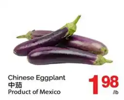 T&T Supermarket CHINESE EGGPLANT offer