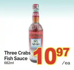 T&T Supermarket THREE CRABS FISH SAUCE offer