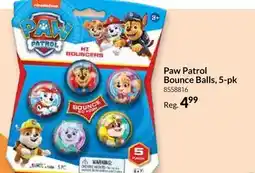 Party City Paw Patrol Bounce Balls, 5-pk offer