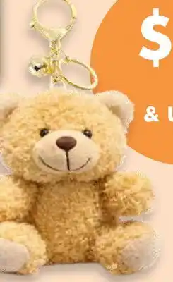 Party City Plush Keychain, Brown Bear offer