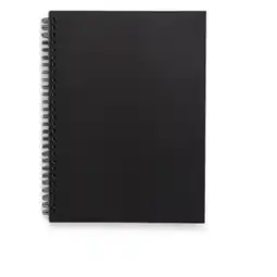 Staples Medium Soft Cover Ruled Notebook - Black offer