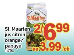 T&T Supermarket ST. MAARTEN JUS CITRON ORANGE/PAPAYE offer