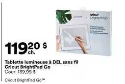 Michaels Tablette lumineuse à DEL sans fil Cricut BrightPad Go offer