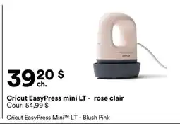Michaels Cricut EasyPress mini LT - rose clair offer