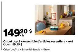 Michaels Cricut Joy 2 + ensemble d'articles essentiels - vert offer