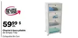 Michaels Chariot à bacs pliable de Simply Tidy offer