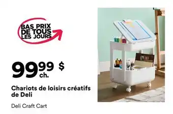 Michaels Chariots de loisirs créatifs de Deli offer