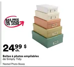 Michaels Boîtes à photos empilables de Simply Tidy offer
