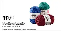 Michaels Laines Blanket, Blanket Big et Baby Blanket de Bernat offer