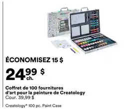 Michaels Coffret de 100 fournitures d'art pour la peinture de Creatology offer