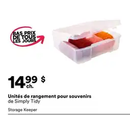 Michaels Unités de rangement pour souvenirs de Simply Tidy offer