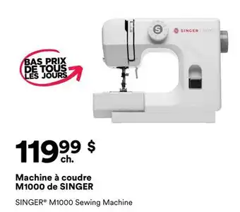 Michaels Machine à coudre M1000 de SINGER offer