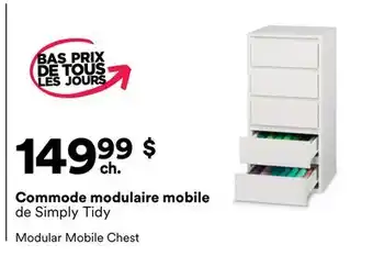 Michaels Commode modulaire mobile de Simply Tidy offer
