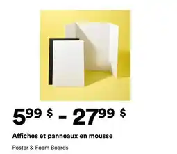 Michaels Affiches et panneaux en mousse offer