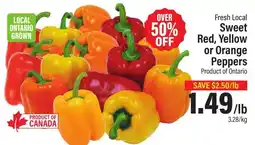 Commisso's Fresh Foods Sweet Red, Yellow or Orange Peppers offer