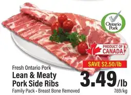 Commisso's Fresh Foods Lean & Meaty Pork Side Ribs offer