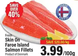 Commisso's Fresh Foods Skin On Faroe Island Salmon Fillets offer