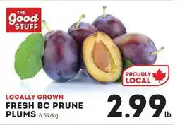 IGA Fresh bc prune plums offer