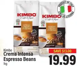 Commisso's Fresh Foods Kimbo Crema Intensa Espresso Beans offer