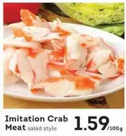 IGA Imitation Crab Meat offer