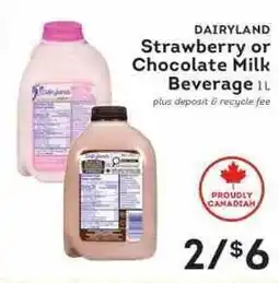 IGA Dairyland Strawberry or Chocolate Milk Beverage offer